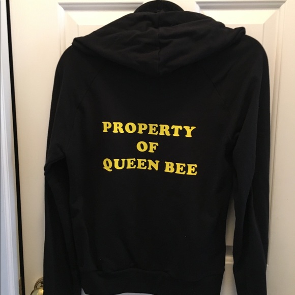 Neighborhoodies Black & Yellow “Mind Your Own Beeswax” 100% Cotton Hoodie - Picture 4 of 5